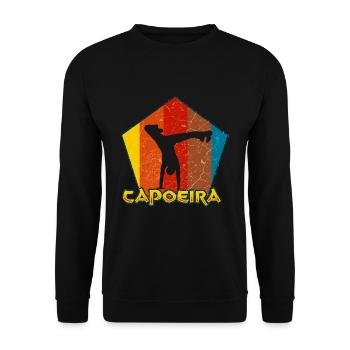 Art martial de Capoeira Brésil - Sweat-shirt Unisexe - noir - Devant - Alina (178cm) & Michal (187cm)