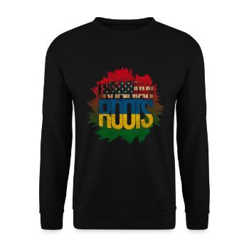 Ukraine Kiev drapeau armoiries patrie est cadeau - Sweat-shirt Unisexe - noir - Devant - Alina (178cm) & Michal (187cm)