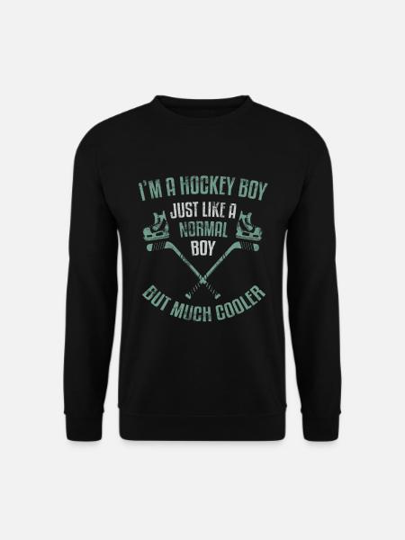 Hockey Boy Ice Hockey Boys Winter Sports - Unisex Sweatshirt - black