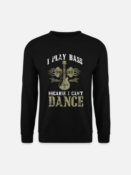 Bass player bass player bass player bass player - Unisex Sweatshirt - black