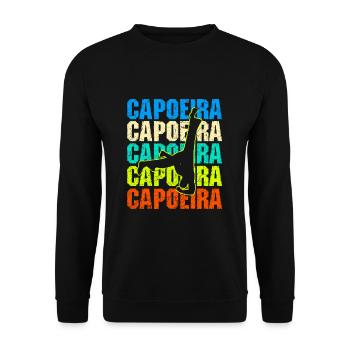 Art martial de Capoeira Brésil - Sweat-shirt Unisexe - noir - Devant - Alina (178cm) & Michal (187cm)