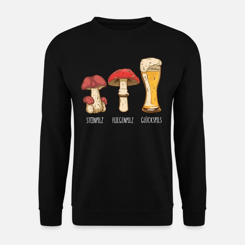 Cèpes Champignons Champignons Cadeau - Sweat-shirt Unisexe - noir