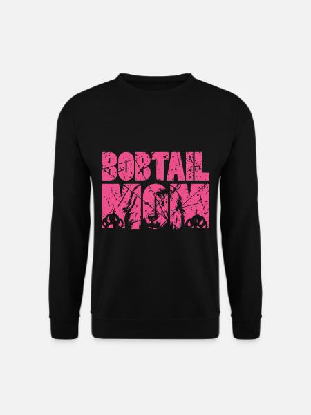 Bobtail Hund Hundemutter - Unisex Pullover - Schwarz