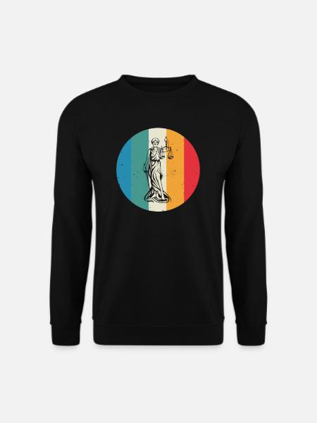 Juristin Jura Rechtsanwalt Jurist Anwalt Geschenk - Unisex Pullover - Schwarz