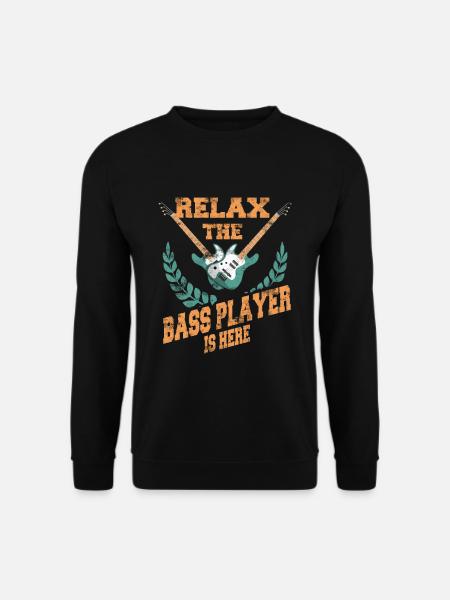 bassiste - Sweat-shirt Unisexe - noir