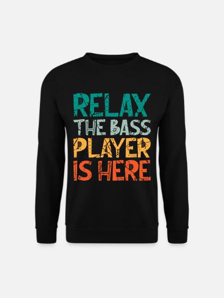 Bass guitarist bass player bass player - Unisex Sweatshirt - black