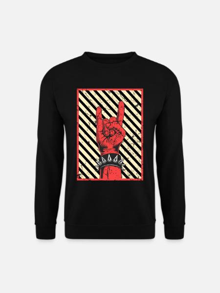 Vintage Punkrock Punks Punk - Unisex Pullover - Schwarz