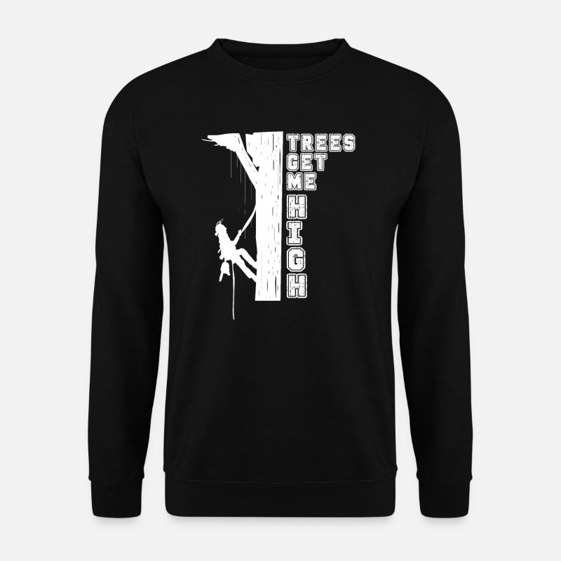 Baumkletterer I Arborist Baum Geschenk für - Unisex Pullover - Schwarz