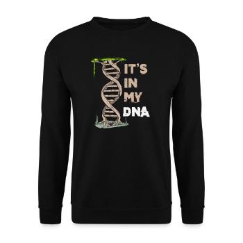Baumkletterer I Arborist Baum Geschenk für - Unisex Pullover - Schwarz - Vorne - Alina (178cm) & Michal (187cm)