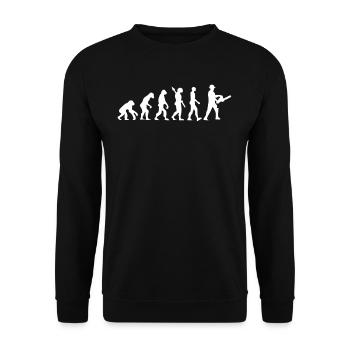 Baumkletterer I Arborist Baum Geschenk für - Unisex Pullover - Schwarz - Vorne - Alina (178cm) & Michal (187cm)