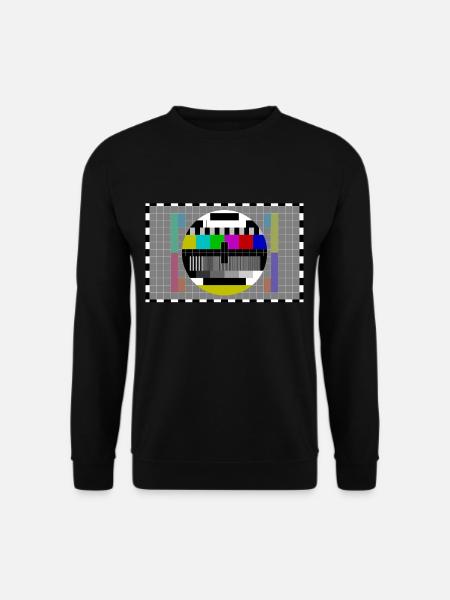 80er Jahre print - Unisex Pullover - Schwarz
