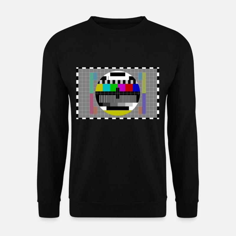 80er Jahre print - Unisex Pullover - Schwarz