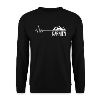 Kärnten Österreich Millstätter See Geschenk - Unisex Pullover - Schwarz - Vorne - Alina (178cm) & Michal (187cm)