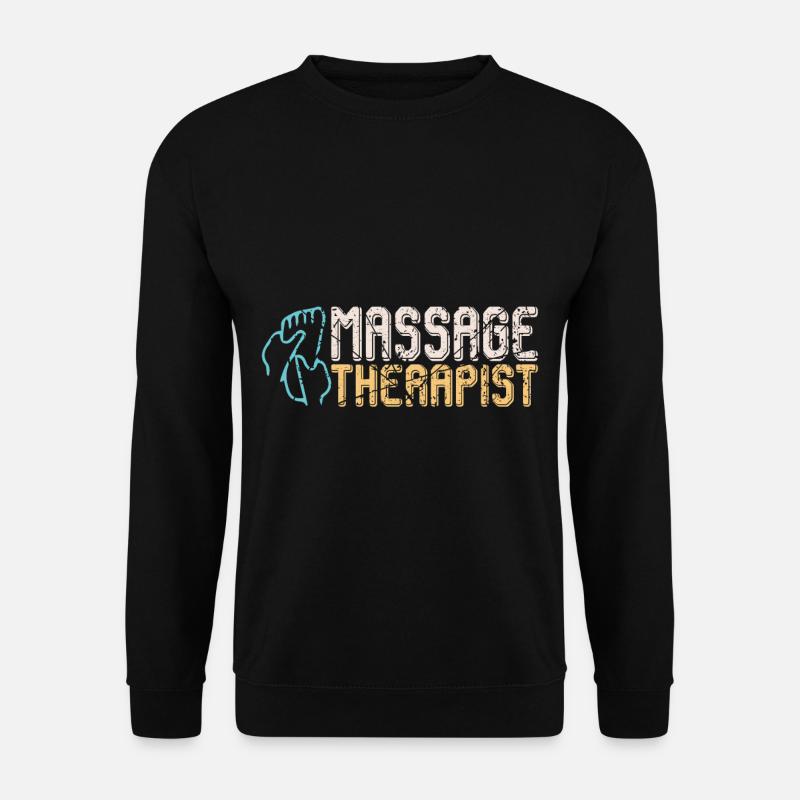 Massagetherapeut Füsse - Unisex Pullover - Schwarz