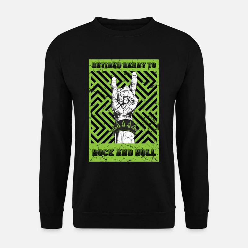 Renter Rock and Roll - Unisex Pullover - Schwarz