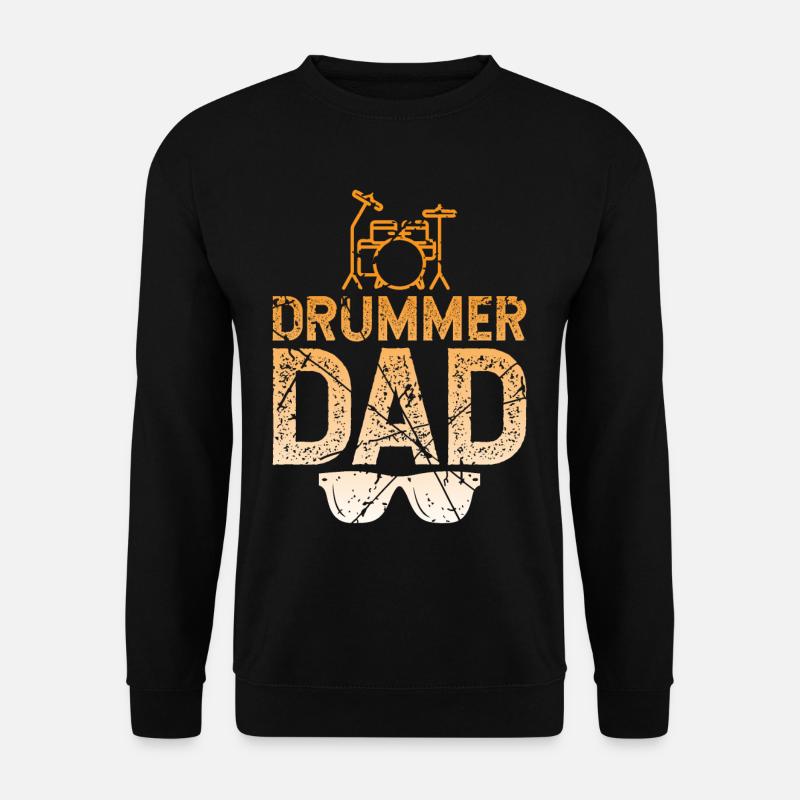 Drummer Dad Drummer - Unisex Sweatshirt - black