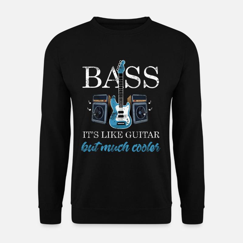 Bass Spieler - Unisex Pullover - Schwarz