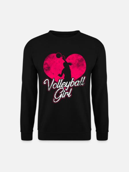 Volleyball Player Girls - Unisex Sweatshirt - black