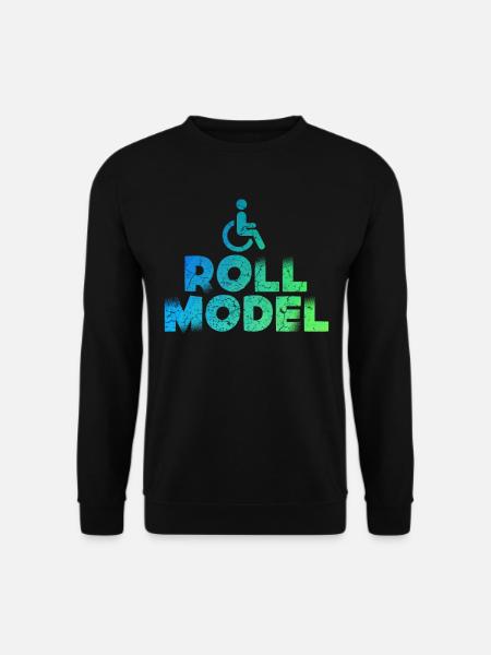 Rollstuhl Model - Unisex Pullover - Schwarz