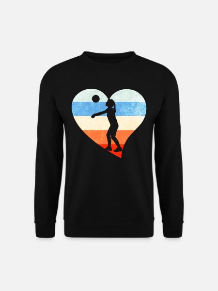 Volley joueur filles - Sweat-shirt Unisexe - noir
