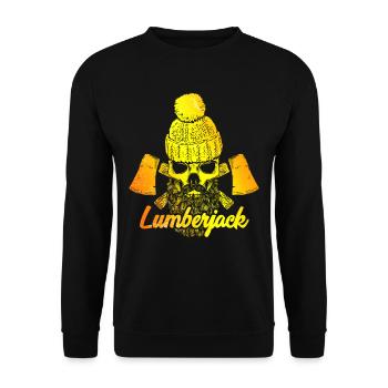 Lumberjack Förster Forstwart - Sweat-shirt Unisexe - noir - Devant - Alina (178cm) & Michal (187cm)