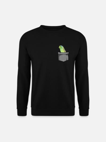 Sperlingspapagei Hausvogel Haustier Vogel Halter - Unisex Pullover - Schwarz