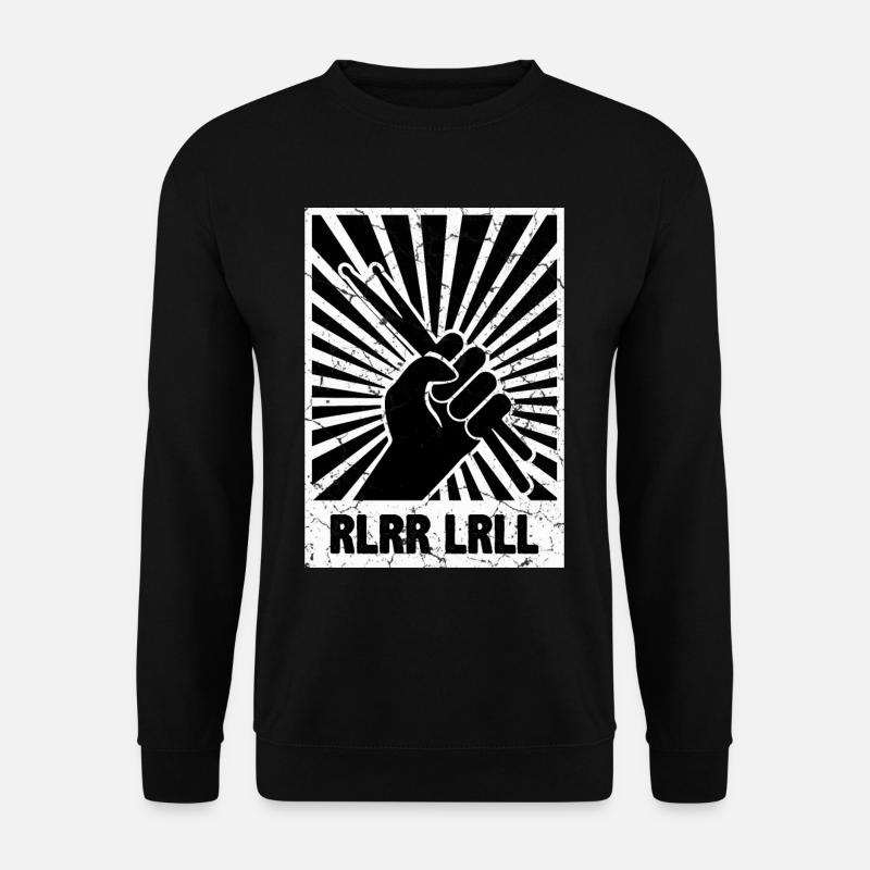 Schlagzeug Regel Drum Sticks - Unisex Pullover - Schwarz
