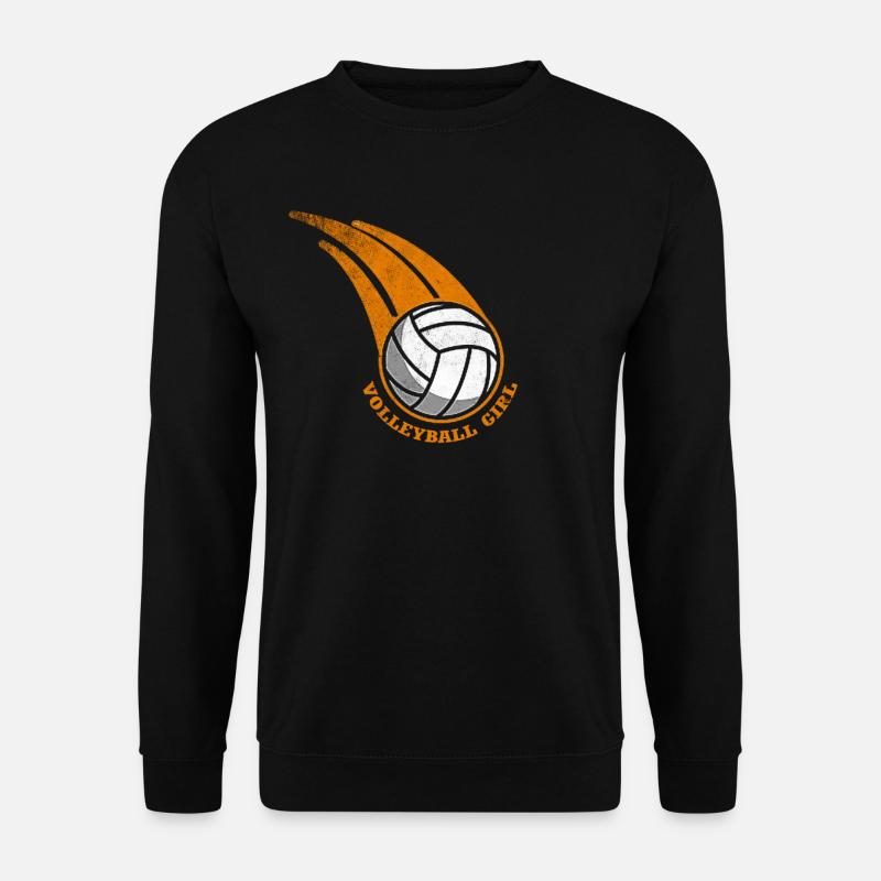 Volleyball Mädchen - Unisex Pullover - Schwarz