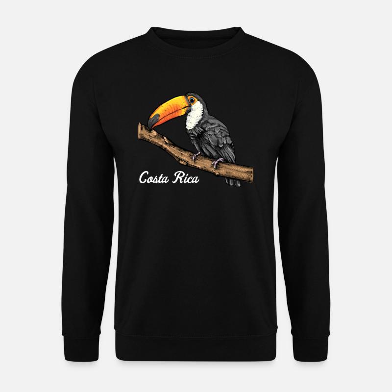 Tukan Costa Rica Tucan Tropen Vogel Karibik Motiv - Unisex Pullover - Schwarz