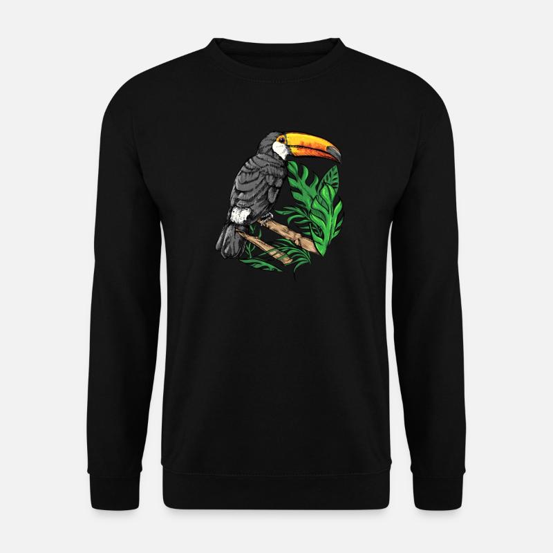 Tukan Costa Rica Tucan Tropen Vogel Karibik Motiv - Unisex Pullover - Schwarz