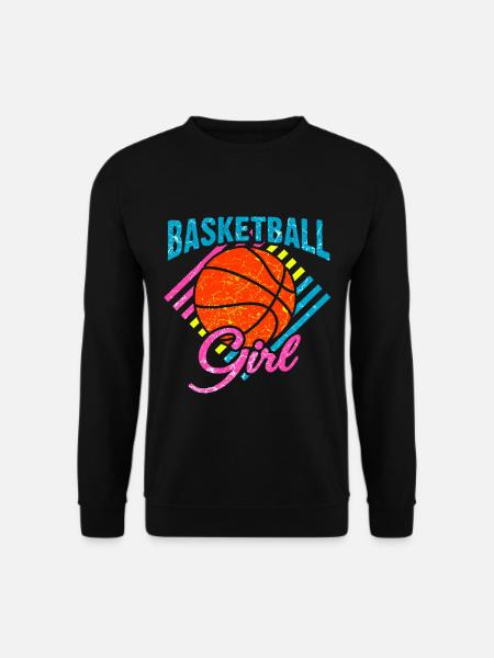 Basketballspieler Basketball Mädchen - Unisex Pullover - Schwarz