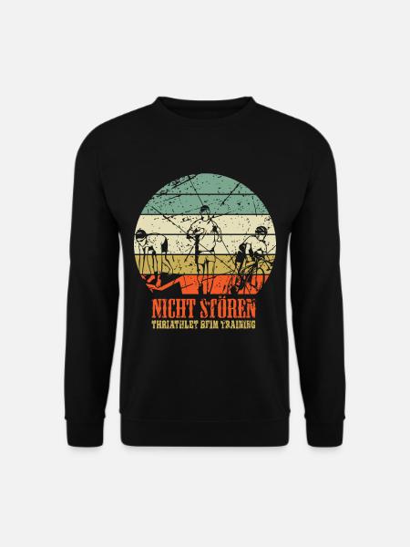 Triathlet Triathlon - Unisex Pullover - Schwarz