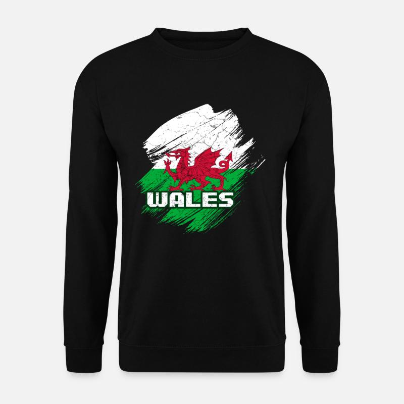 Pays de Galles Drapeau - Sweat-shirt Unisexe - noir