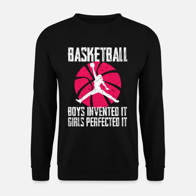 Basketball Mädchen - Unisex Pullover - Schwarz