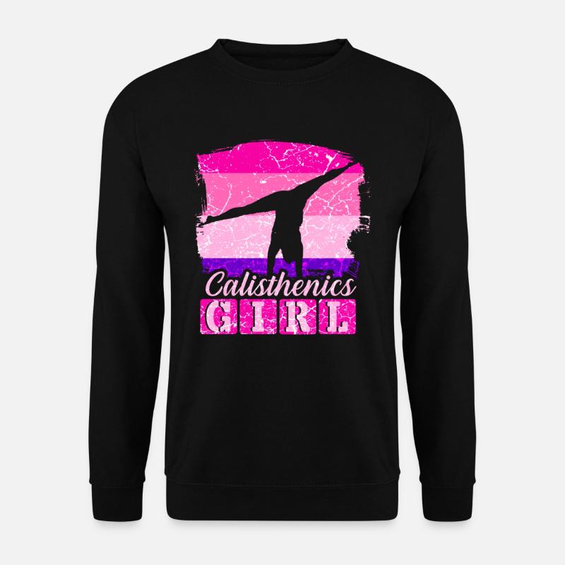 Körpertraining Frauen Sport Calisthenics - Unisex Pullover - Schwarz