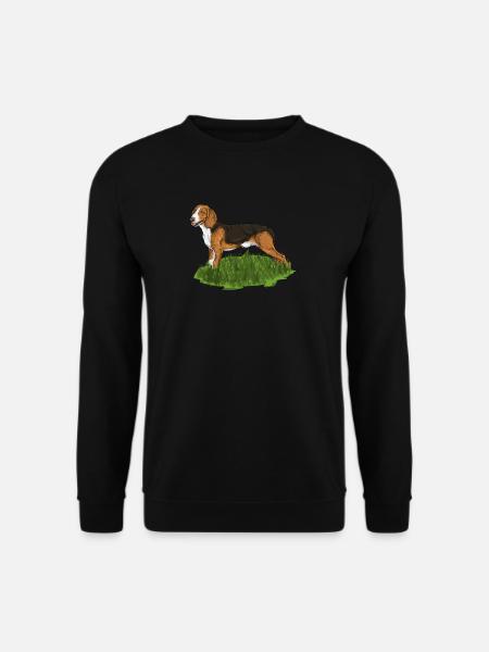Deutsche Bracke I Jagdhund Motiv für Jäger - Unisex Pullover - Schwarz