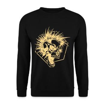 Punk Punks - Unisex Pullover - Schwarz - Vorne - Alina (178cm) & Michal (187cm)