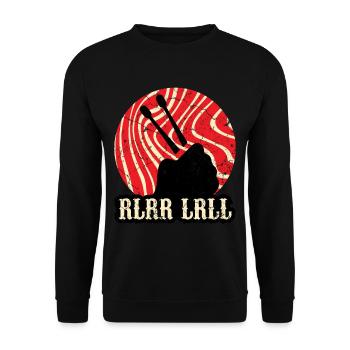 Batterie règle bâtons de batterie - Sweat-shirt Unisexe - noir - Devant - Alina (178cm) & Michal (187cm)