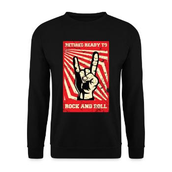 Renter Rock and Roll - Sweat-shirt Unisexe - noir - Devant - Alina (178cm) & Michal (187cm)