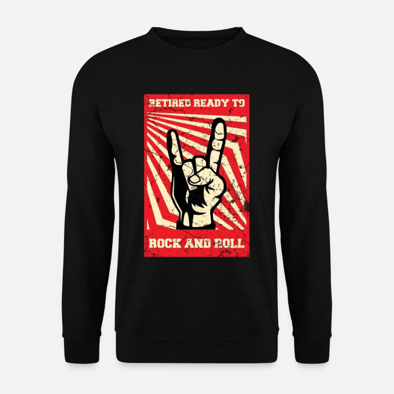 Renter Rock and Roll - Unisex Sweatshirt - black