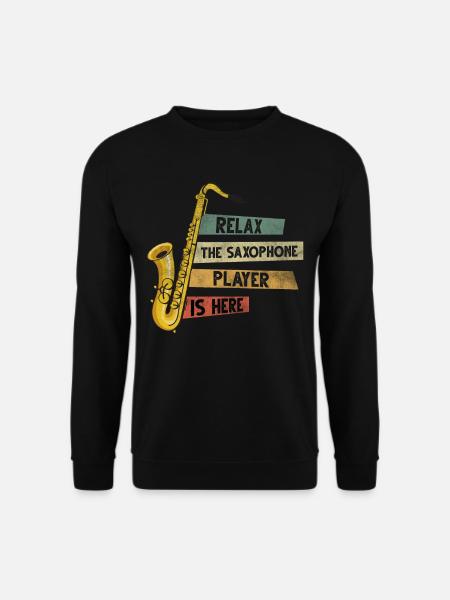 Saxophonist Saxophone player Brass Saxophone - Unisex Sweatshirt - black