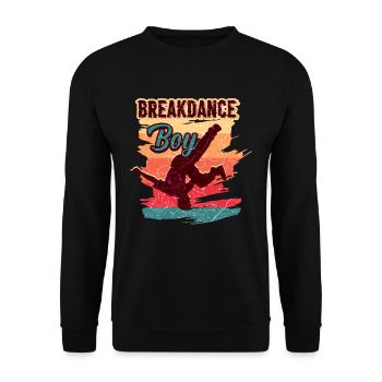 Breakdance Junge Breakdancing Kinder - Unisex Pullover - Schwarz - Vorne - Alina (178cm) & Michal (187cm)