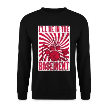 Je donne le rythme avant les batteurs batteur - Sweat-shirt Unisexe - noir - Devant - Alina (178cm) & Michal (187cm)