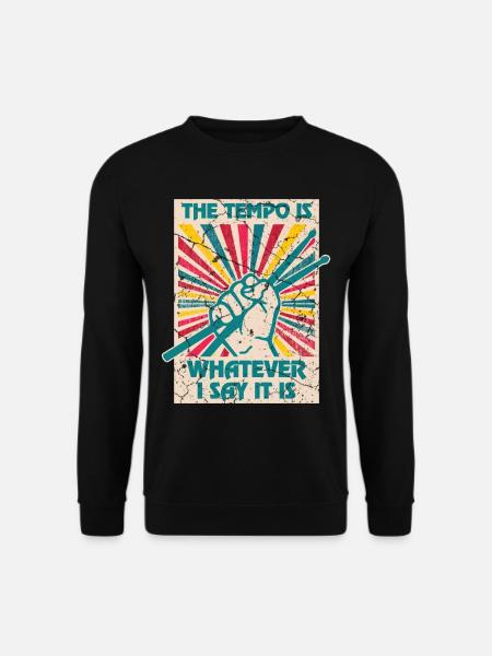 Schlagzeug Drum Sticks Trommler Schlagzeuger - Unisex Pullover - Schwarz