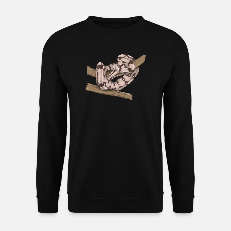 Boa Constrictor I Abgottschlange Motiv für - Unisex Pullover - Schwarz
