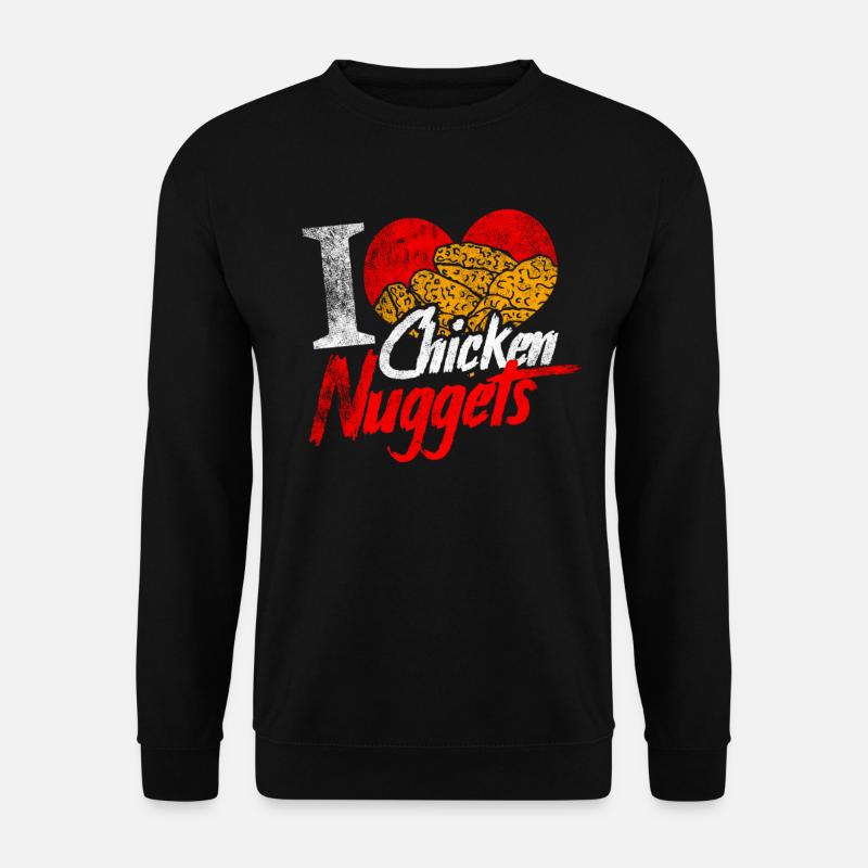 Chicken Nugget Kostüm - Unisex Sweatshirt - black
