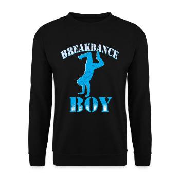 Breakdance Junge Breakdancing Kinder - Unisex Pullover - Schwarz - Vorne - Alina (178cm) & Michal (187cm)