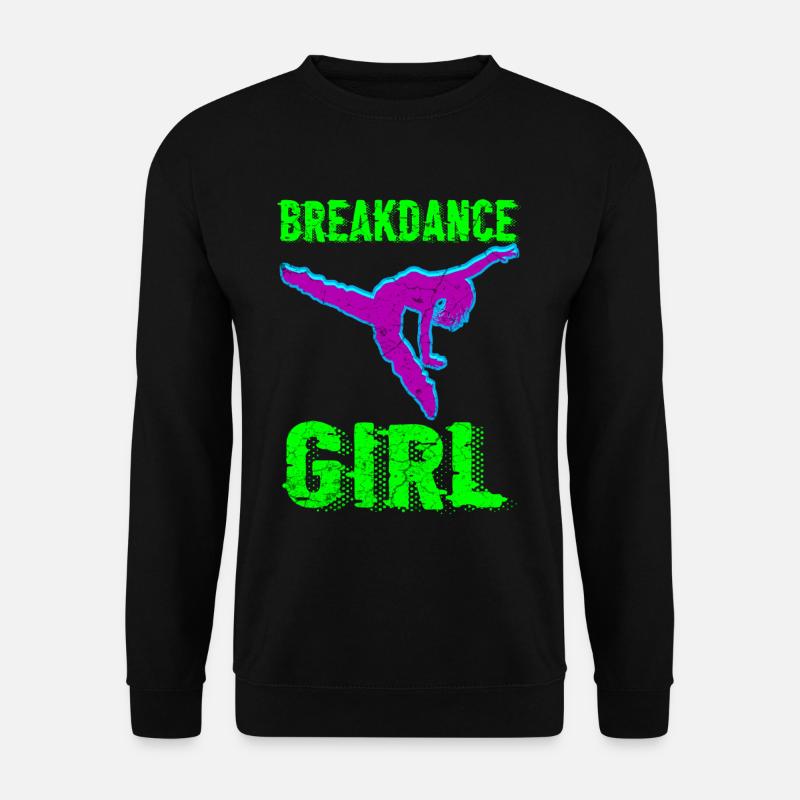 Breakdance Girl Dancer - Unisex Sweatshirt - black