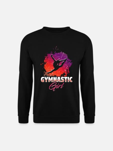 Gymnaste gymnaste gymnastique gymnastique - Sweat-shirt Unisexe - noir