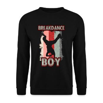 Breakdance Young Dancers Breakdancing - Unisex Sweatshirt - black - Front - Alina (178cm) & Michal (187cm)